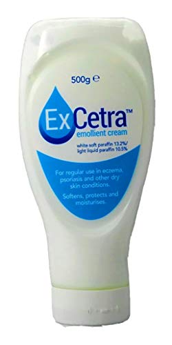 ExCetra Emollient 500g Cream For Eczema & Psoriasis. Suitable for all Ages inc Babies