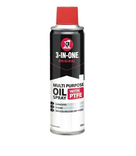 3-IN-ONE Multi Purpose Oil Spray with PTFE 250ml