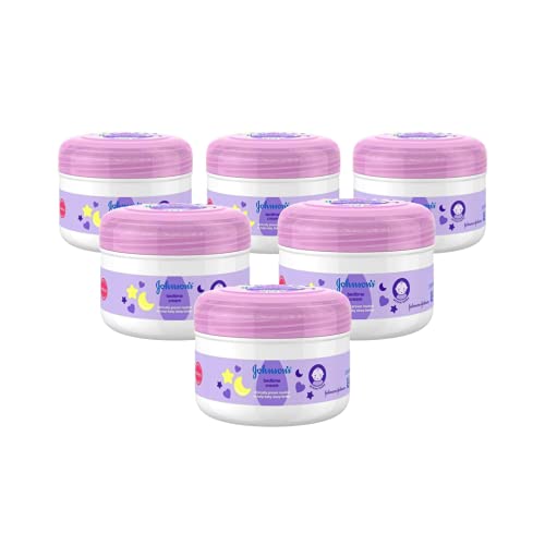 JOHNSONÃÂÃÂs Baby Bedtime Cream (6 Pack) - 24 Hour Moisture Care - Enriched With Soothing Natural Calm Essence