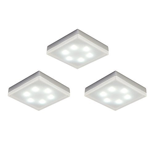 Saxby 67672 Marci square under cabinet LED lighting kit 1.5W daylight white