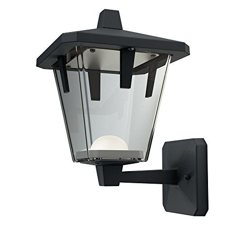 OSRAM LED wall-outdoor Luminaire / Endura Style Lantern Classic Up / Aluminium Body / black / 10 Watt / warm white - 3000K
