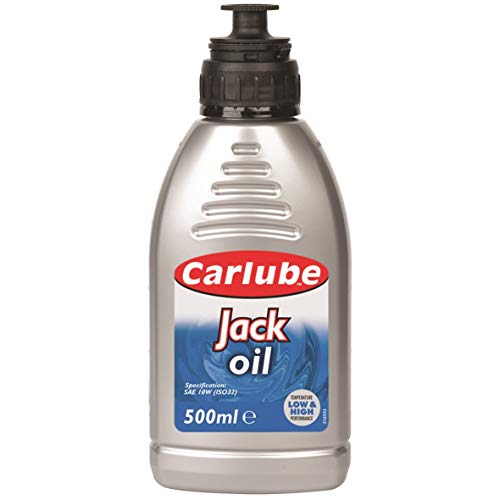 Carlube XHJ501 Jack Oil 500ml - High Quality Hydraulic Trolley Fluid Bottle - Optimum Viscosity - Good Anti Wear Performance - Protects Against Rust - Compatible with All Conventional Seals