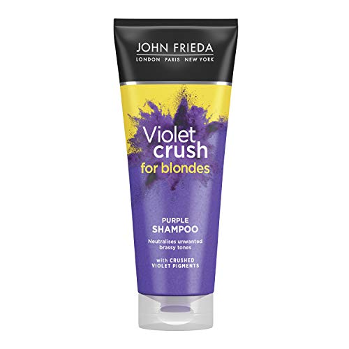 John Frieda Sheer Blonde Violet Crush Tone Correcting Purple Shampoo for Blonde Hair