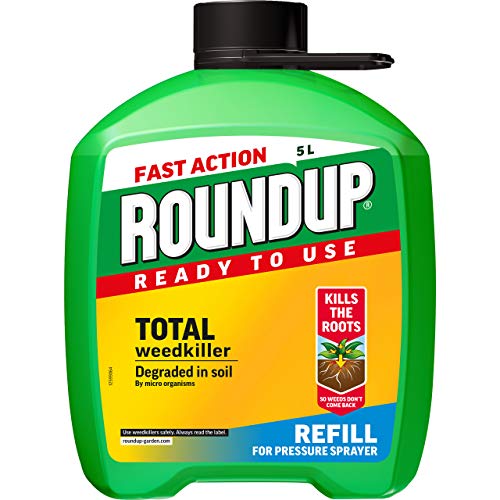 Roundup Fast Action Total Weedkiller 5 Litre Refill