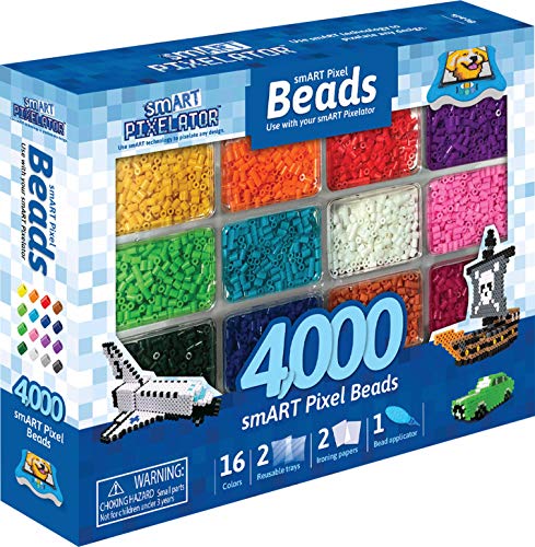 Smart Pixelator Toy for Children from 6 Years, Multicoloured (Famous 70001541) Beads multicoloured