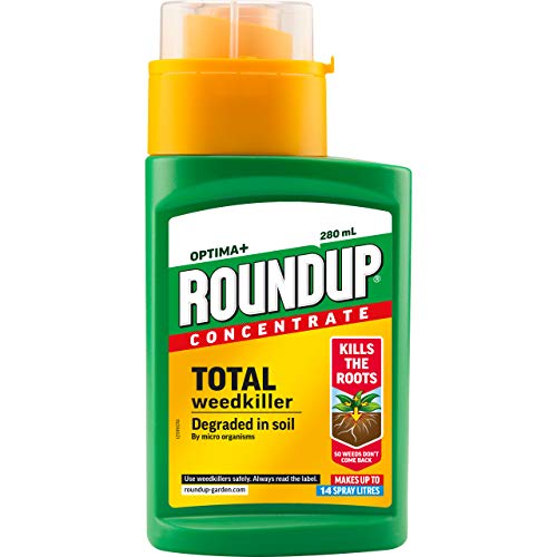 Roundup Unknown Optima+ Weedkiller Concentrate Bottle, 1 L, Multicolored, 1 Litre