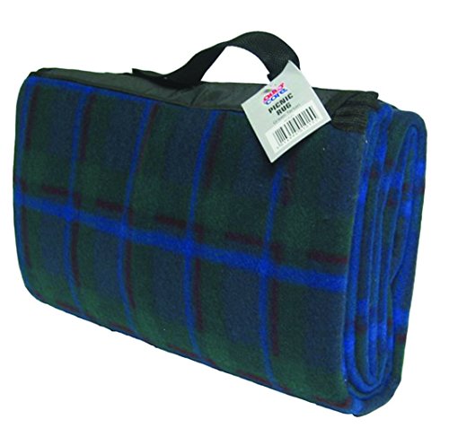 Autocare A58574 Tartan Picnic Rug, Blue/Green